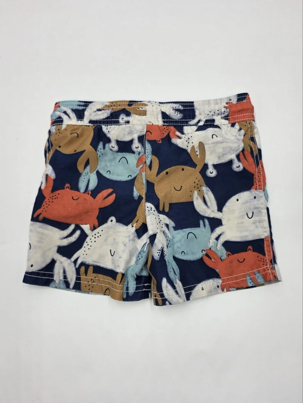 Carter's boys' crab rashguard and swim trunks set size 2T